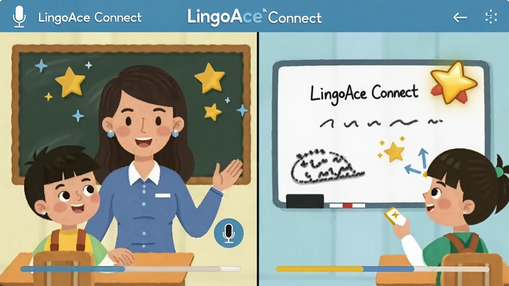 LingoAce Connect ����������߿��ó���������Ϊ�����ʦ��ѧ���ڷ��������л��������ֲ������ҷ������֣��Ű�ͻ���װ��뽱�����������Ϊ���ý����廭�磬ϸ�ڰ���������Ч����˷�ͼ�ꡢ�γ̽����������������ֱ�ע��LingoAce Connect���������������ɾ����޶���Ԫ��