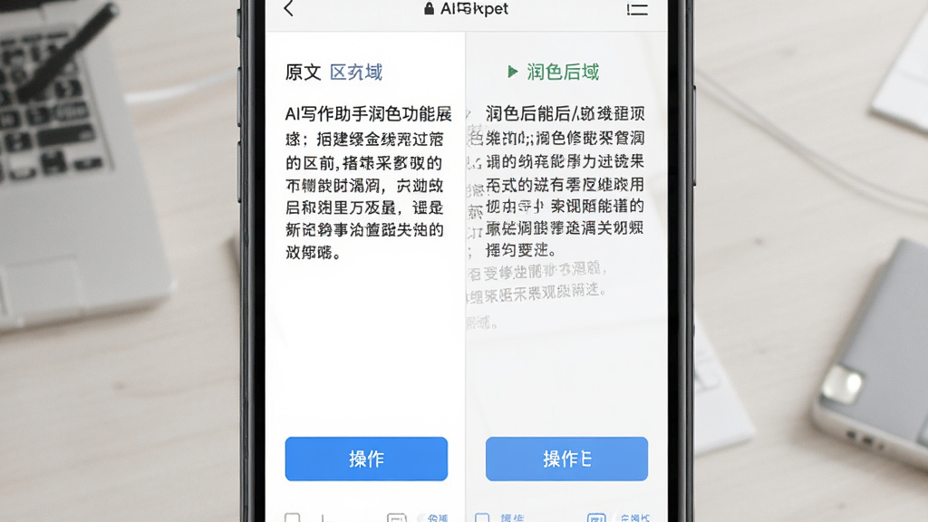 AIд��������ɫ����չʾͼ������Ϊ�ֻ���Ļ��ʾ�ı��޸�ǰ��ԱȽ��棬�������ҷ������Ű���������������Լ��ϸ�ڰ���ԭ��������ɫ�����򡢲�����ť�����ʸ��壬�ɾ����޶���Ԫ��