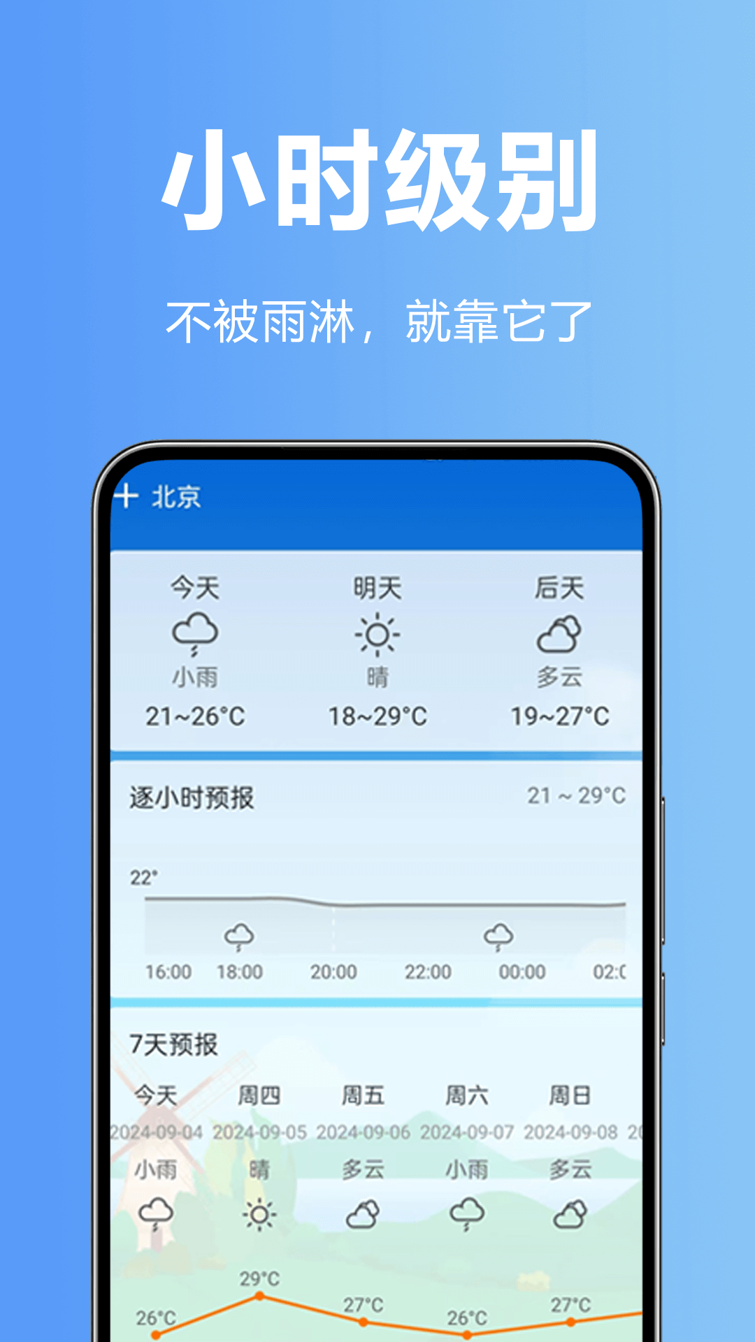 准点查天气 安卓版 界面截图