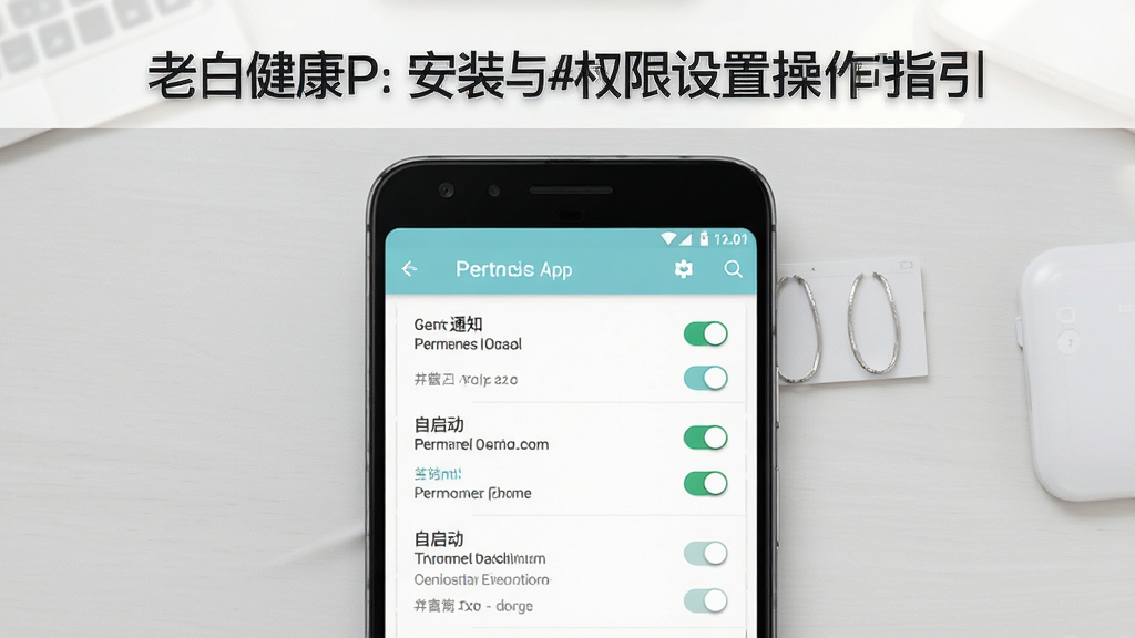 �ϰ׽���APP��װ��Ȩ�����ò���ָ��ͼ������չʾ��׿�ֻ����ý����п���֪ͨȨ�޺�������Ȩ�޵Ĳ��裬�ֻ���Ļ��ʾȨ�޿����б�������Ϊǳ��ɫ���棬��������ˣ�ϸ�����������ʸɾ����޶���Ԫ�أ�������Ⱦ
