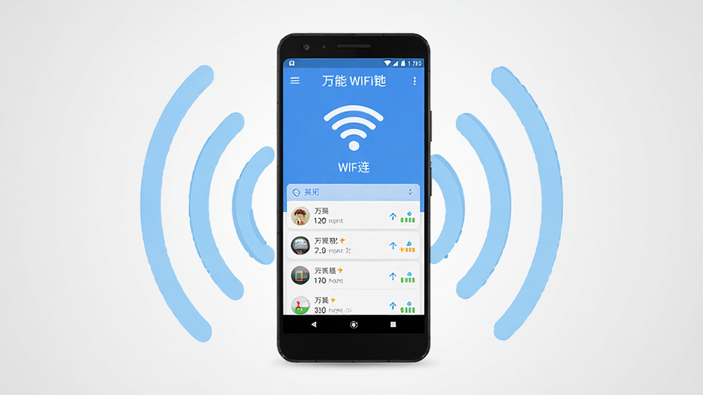 �����������һ����׿�ֻ����ֻ���Ļ��ʾ����WiFi�׿���Ӧ�������棬�����г���WiFi�ź�ͼ���븽���ȵ��б����ֻ���Χ���Ƶ���ɫ�����źŲ��ƣ�����Ϊ�ɾ���ǳ�ҽ��䣬������ñ�ƽ���Ƽ����ϸ�����������ʸ��壬�ɾ��޶���Ԫ��