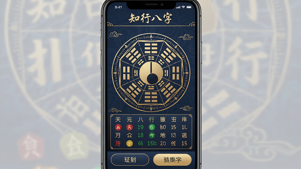 手机屏幕中展示着一款名为