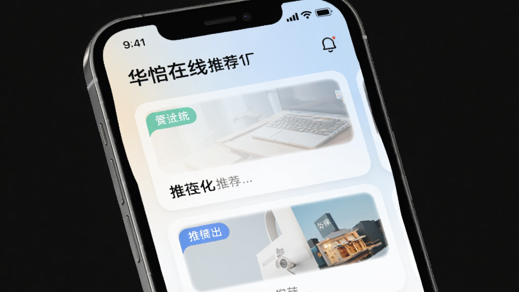 手机应用界面展示