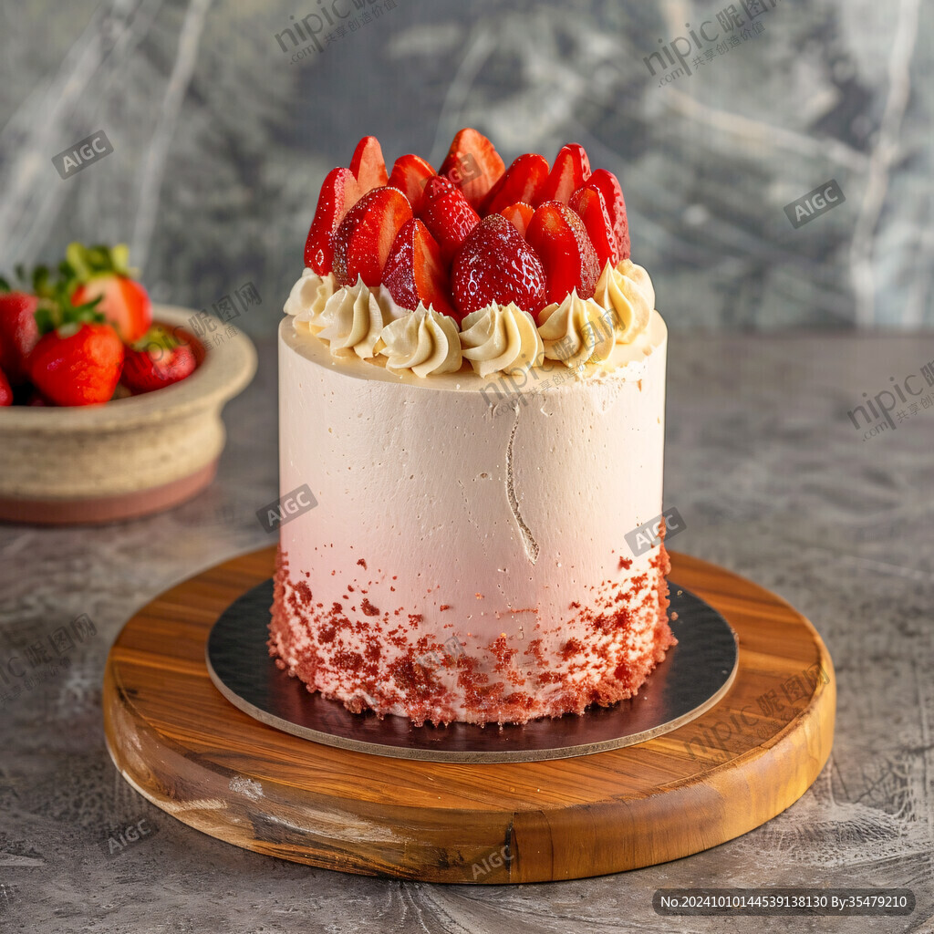 �����ݮ����(Strawberry Cake) ���Ͳ�ݮװ�γ�Ʒͼ