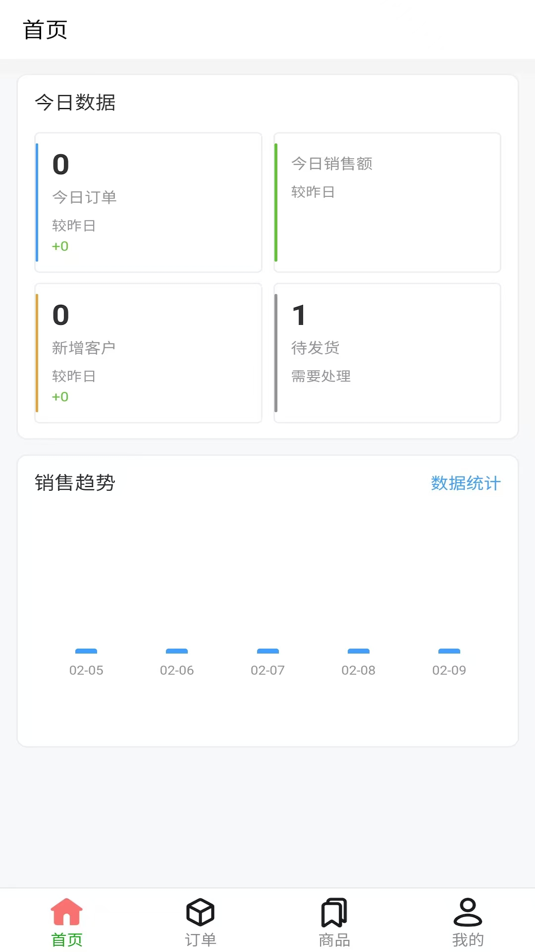 零售云管家app 库存管理扫码入库功能展示
