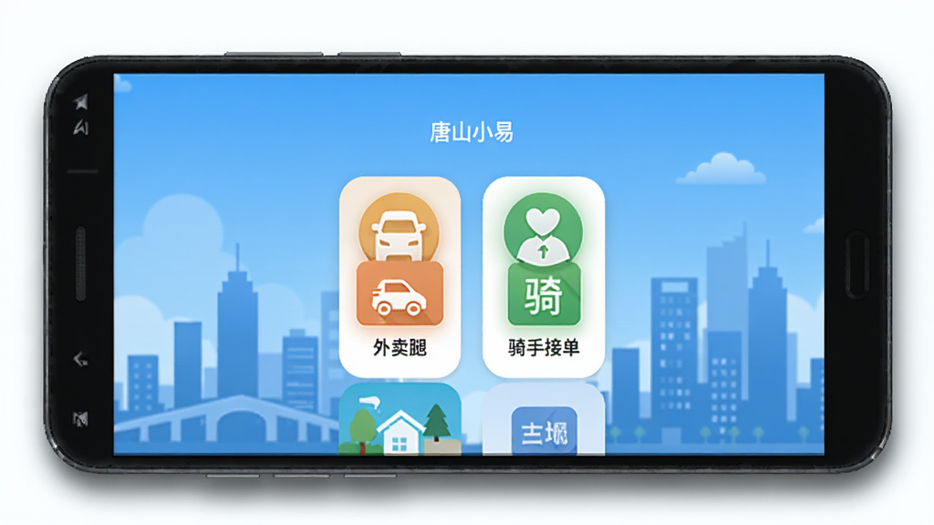��ɽС��App������չʾ������������һ����׿�ֻ����ֻ���Ļ����ʾ��ɽС��Ӧ����ҳ�������������ȡ����ֽӵ���������Ѷ��ͼ����ڣ�����Ϊ��ɽ���м�Ӱ�����죬���ּ�����������Ϊ��ƽ��UI��ƣ�ϸ�����ֻ���Ե����΢��Ӱ�����ʸ��壬�ɾ����޶���Ԫ��