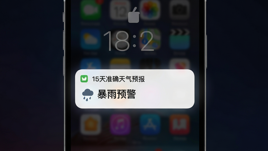 主体为手机锁屏界面弹出