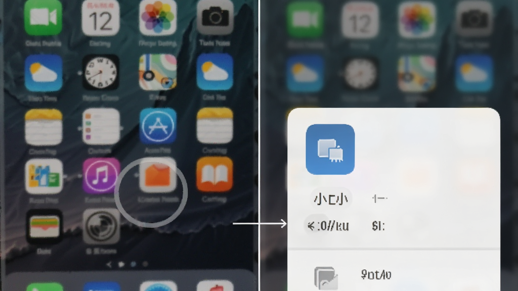 手机桌面小组件添加操作示意图,画面展示长按桌面弹出菜单选择小组件入口的步骤,界面清晰直观,风格简洁现代,画质清晰,干净无多余元素