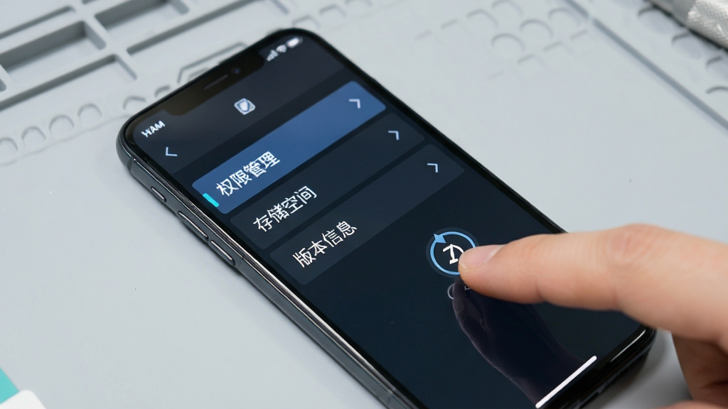 一部手机屏幕显示游戏设置菜单界面,菜单中包含