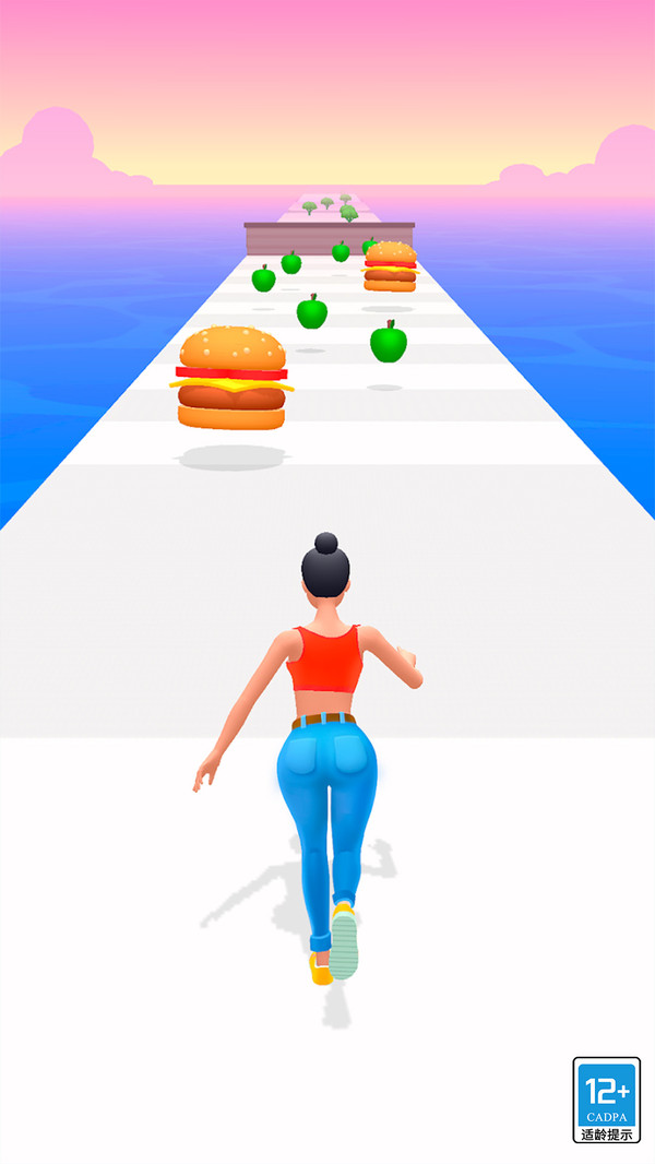 吃掉我快跑Eat Me Go! Run Run 游戏玩法解析 跑酷吃吃吃画面