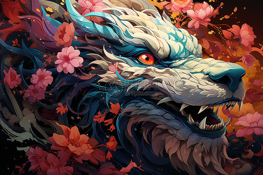 HD dragon 龙图表情包头像素材