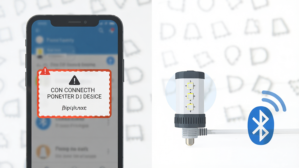 һ�ű����ֻ�����LED�豸ʧ���Ų�ĳ���ͼ������Ϊ�ֻ���Ļ��ʾ������ʾ�������Ա߷���һյС��LED��������ͼ�꣬����Ϊ���ֻ��ҵƾߵĶԱ�ʽ��ͼ�����Ϊ��ƽ����Ϣͼ�磬ϸ�ڰ��������߿�ľ�ʾɫ������ͼ����źŻ��ߣ���������������ɾ����޶���Ԫ��