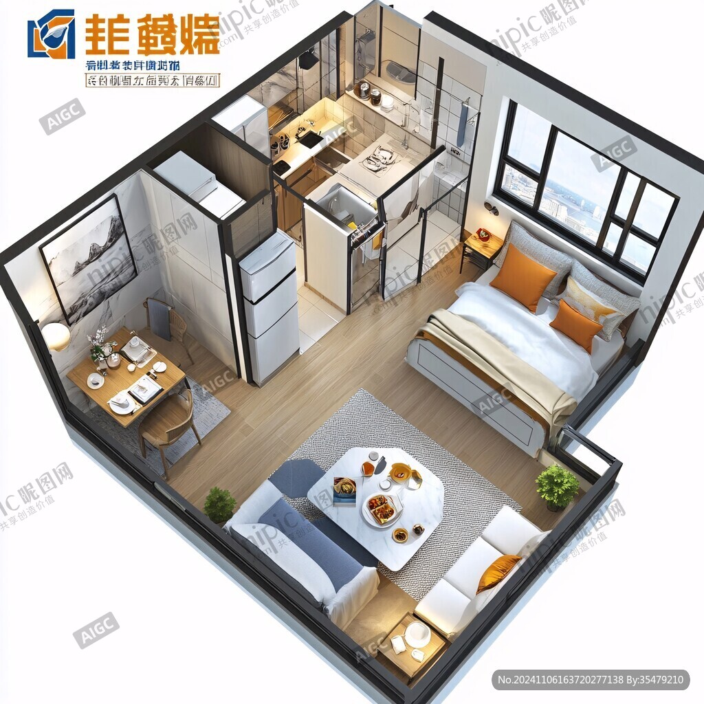 Deep装修设计AI一键生成全屋方案效果图