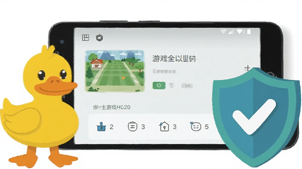 һ����׿�ֻ���Ļ��ʾ��Ϸ��װ���棬�Ա��п�ͨѼ������Ͷ��ư�ȫͼ�꣬������ü������ı�ƽ�廭��񣬹�ͼͻ���ֻ��밲ȫ��ʶ�����������ɾ����޶���Ԫ��