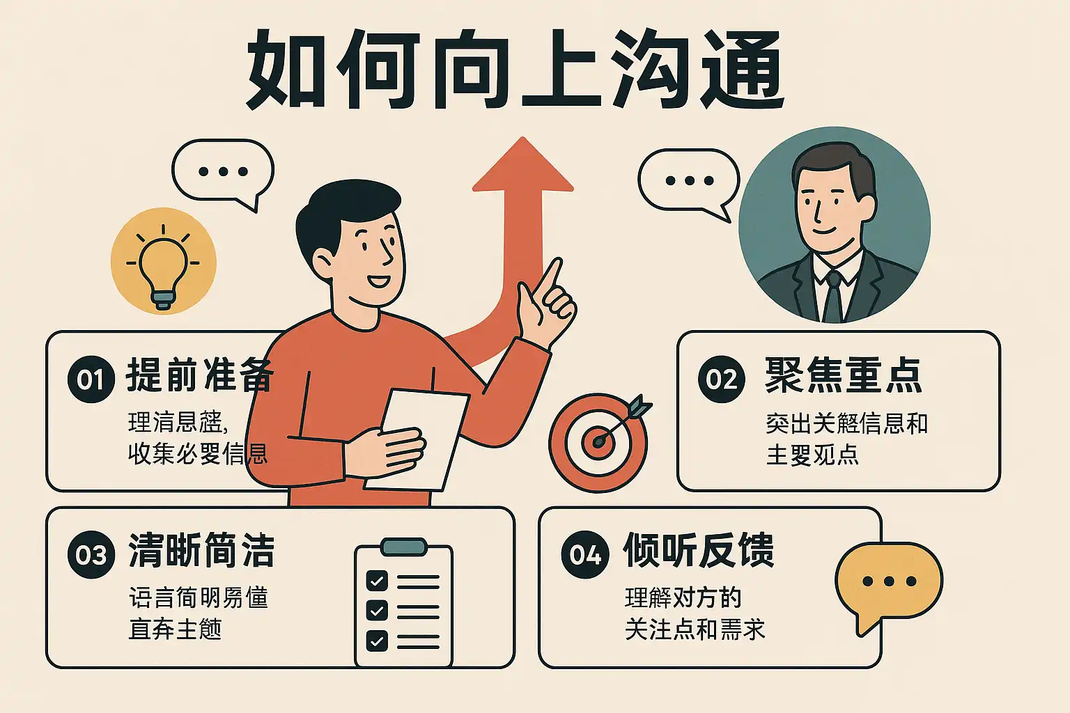 不服那就干 职场沟通汇报 向上管理配图