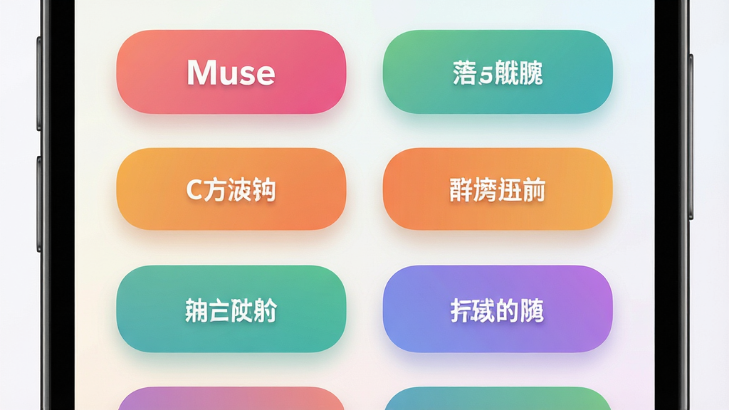 手机界面展示