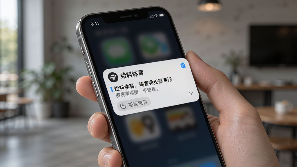 一张手机使用场景示意图,画面中一只手握着智能手机,屏幕显示