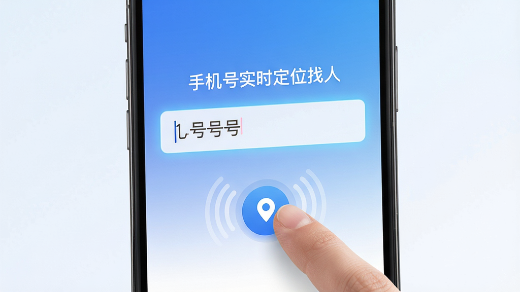 画面展示手机屏幕特写,界面中一个手机号输入框被高亮显示,旁边有
