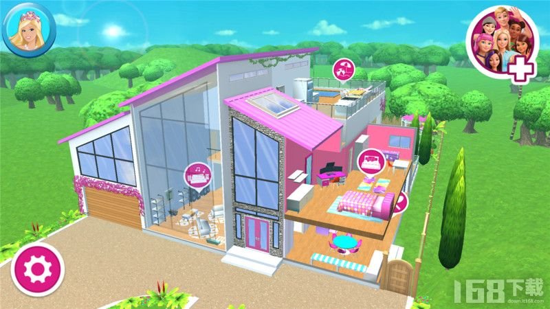 芭比梦幻屋 玩法攻略 隐藏彩蛋 建造换装 游戏截图