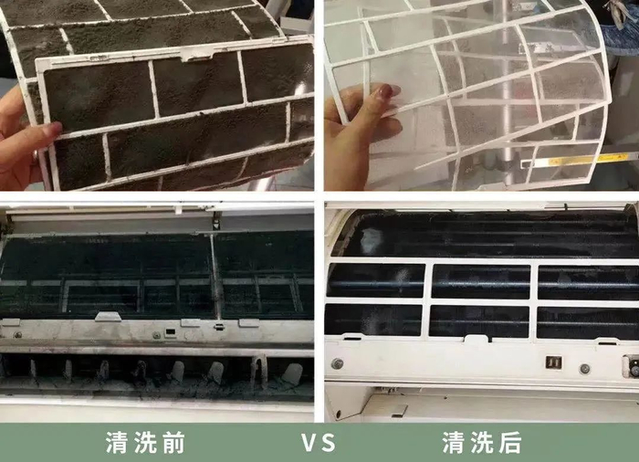 格力管家空调清洗保养实用指南 家用空调滤网拆洗与日常养护场景图