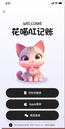 花喵记账 安卓版 统计报表页面