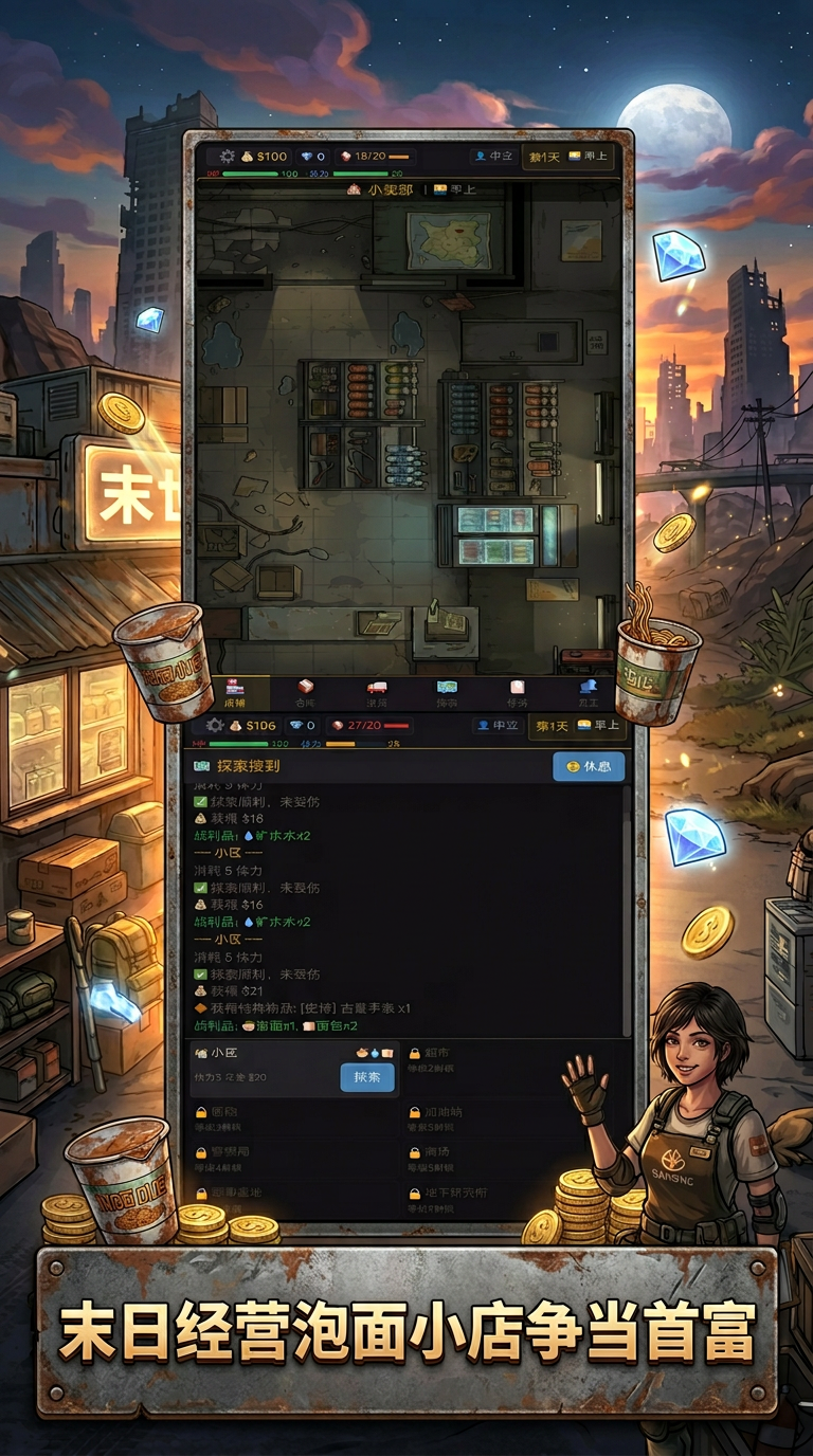 末日小卖部 安卓版 游戏界面