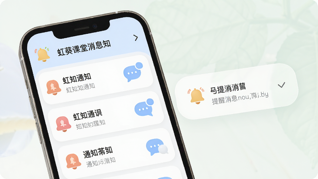 һ�ź��������Ϣ֪ͨҳ��Ľ���Ч��ͼ���������ֻ���Ļ��ʾ֪ͨ�б������ѿ�Ƭ�����ֹ��������Ϊ���Բ����ƴ���ǳɫ������ϸ�ڴ���������ͼ������Ϣ���ݣ����������ɾ����޶���װ��