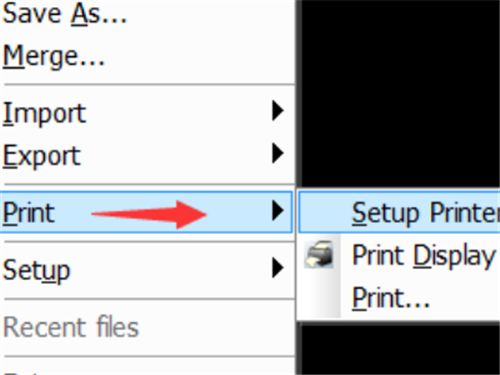 Cam PRINT 打印软件界面设置操作截图
