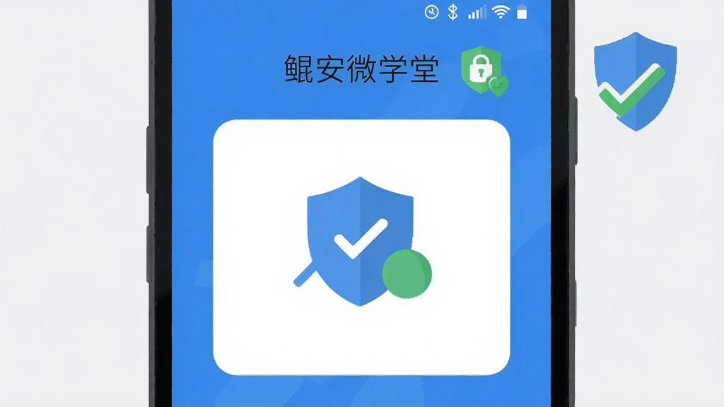 һ����׿�ֻ���Ļ��ʾ���ﰲ΢ѧ�á���װ���棬�Ա���һ������ͼ�����ɫ�Թ�������Ϊǳ��ɫ�����������ü���ͼ�����Ա��ְ�ȫ��װ�����ƽ����Ʒ��ɫ��������Ϊ�����ɾ�����