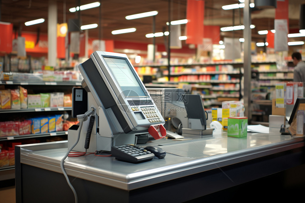 你好超市Hello Supermarket 临期折扣区与收银台实拍图