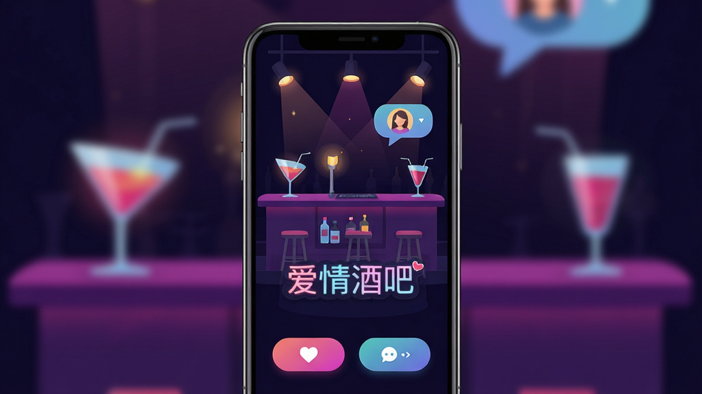 手机屏幕中展示