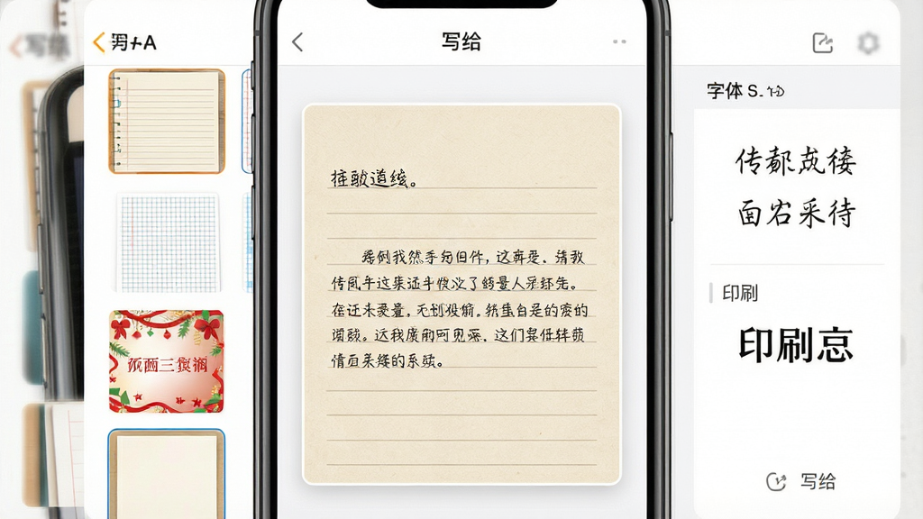 一张功能展示图,画面为手机屏幕特写,屏幕中展示