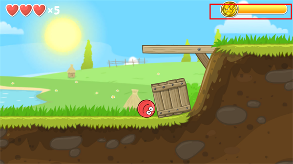 Dinger Red Ball Game(红球大闯关手游) 窄桥急弯难点路段 红球闯关实况配图