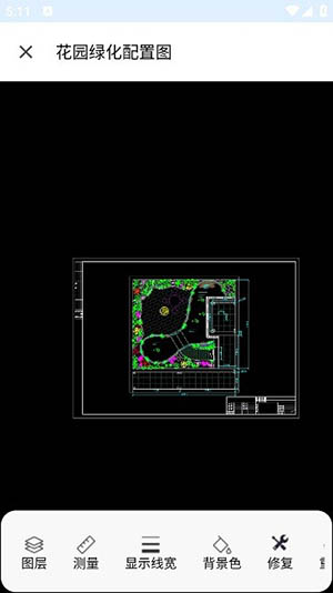 龙软智图CAD版 安卓版 图纸查看界面