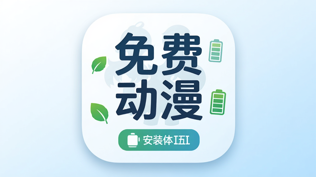 一个轻量化的手机应用图标设计展示,图标主体为