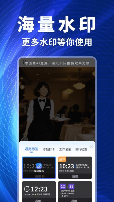 极刻水印安卓版拍摄界面