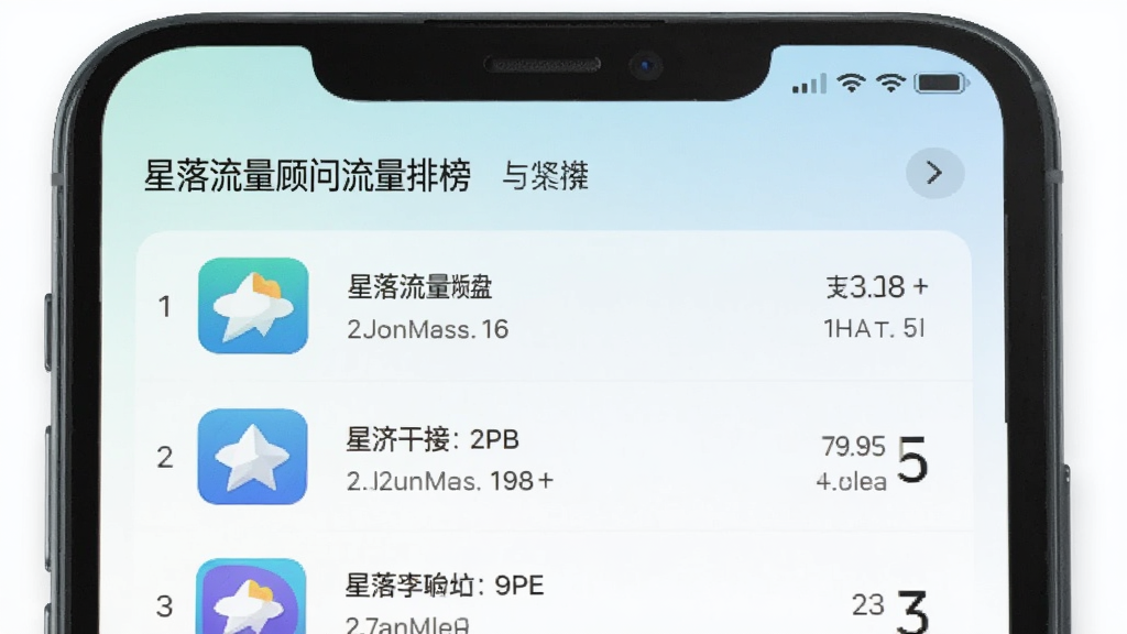 一部智能手机屏幕中显示