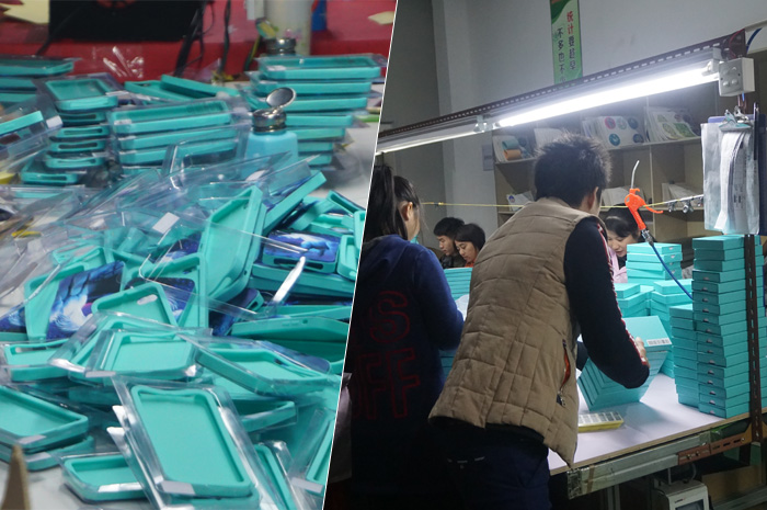 手机壳DIY制造商 定制批发厂家直供 手机壳生产车间实拍