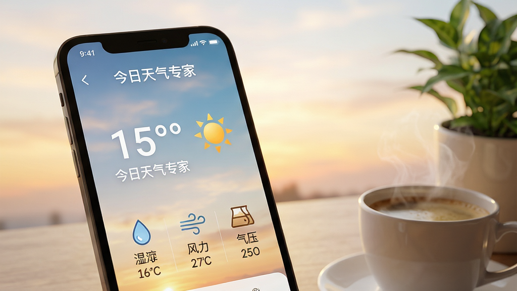 一部手机放置在桌面,屏幕显示