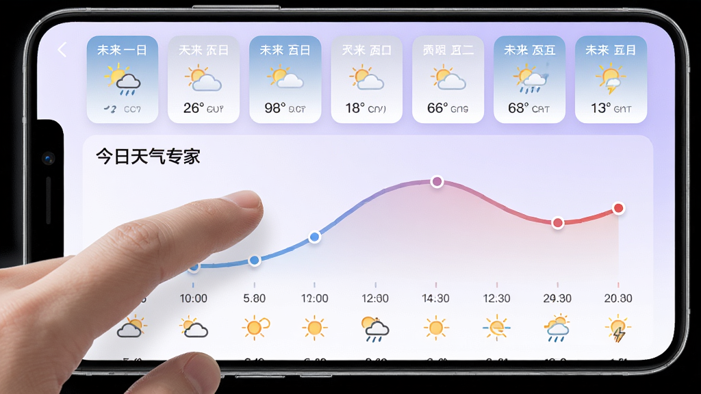 手机屏幕展示