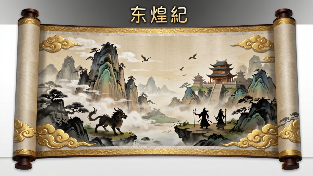 ��������Ϊһ��չ���Ķ���ɽˮ�����������и��ֳ���Ϸ�ڵ���ɽ��¥����������ʿ��Ӱ��������Ե�н�ɫ����װ�Σ����ֲ��ú������ʽ��ͼ����������չ���������������ף����Ϊ���繤�ʲ廭���ִ���Ϸ������ϣ�ϸ�ڰ�������ֽ�ŵ������ʸС�ɽˮīɫ��Ũ�����ɡ���ɫ���Ƶĸ���Ч��������Ҫ����徫�£�����ɾ����޶���Ԫ�أ������Ϸ���׭����д�����ͼ͡�
