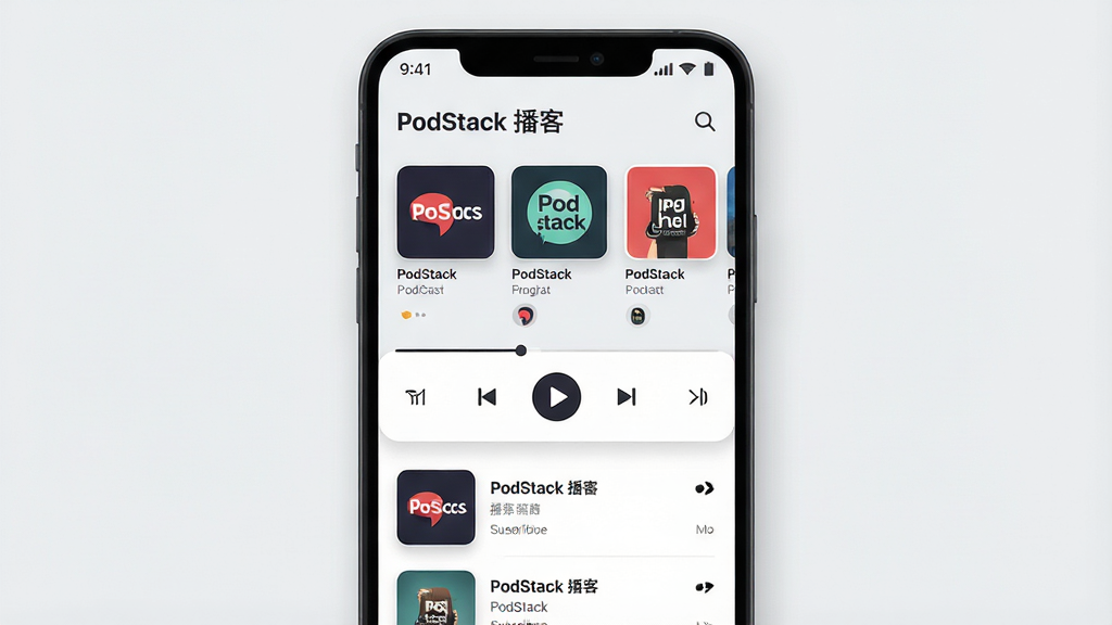 һ��չʾ�ֻ�����Ӧ�ý���ĳ���ͼ������������һ��������׿�ֻ�����Ļ�ڳ��֡�PodStack ���͡������棬�Ϸ�Ϊ���Ľ�Ŀ����������У��в�Ϊ���ſ��������·�Ϊ��Ŀ�б������岼�ָɾ���ˬ�����Ϊ�ִ���Լ��ƽ����ƣ�ϸ�ڰ���Բ�ǿ�Ƭ�������Ӱ����ɫ������ǳ�ұ�������������������ɾ����޶���Ԫ��