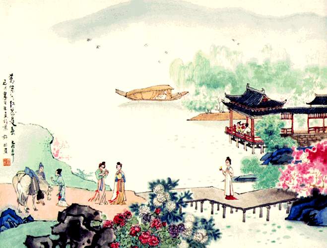 等闲识得东风面春日诗意赏析朱熹配图