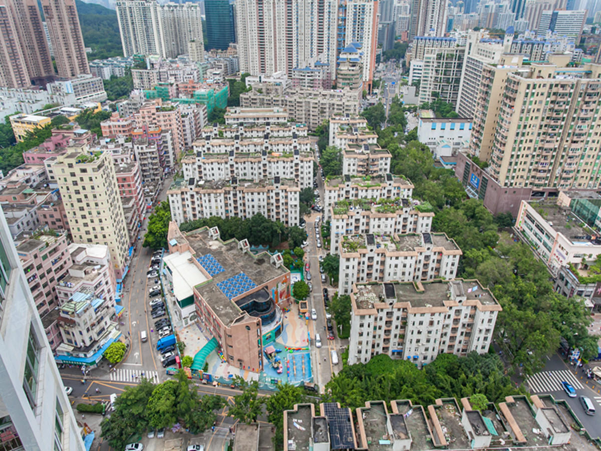 景田小区实景与周边街道 生活配套