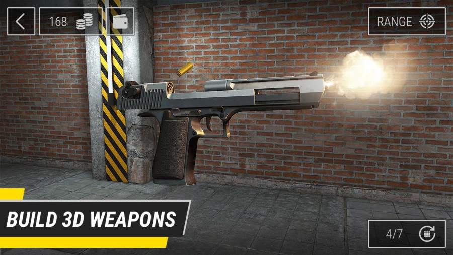 枪械模拟Gun Simulato 真实枪械模拟器界面与枪械模型展示