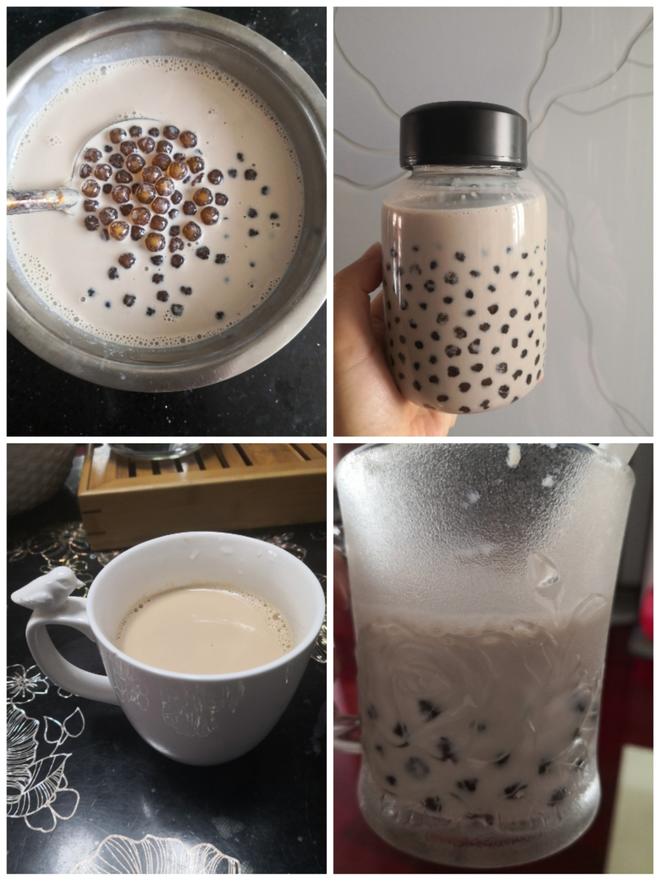 欢乐做奶茶 自制奶茶成品展示 家庭奶茶成品图