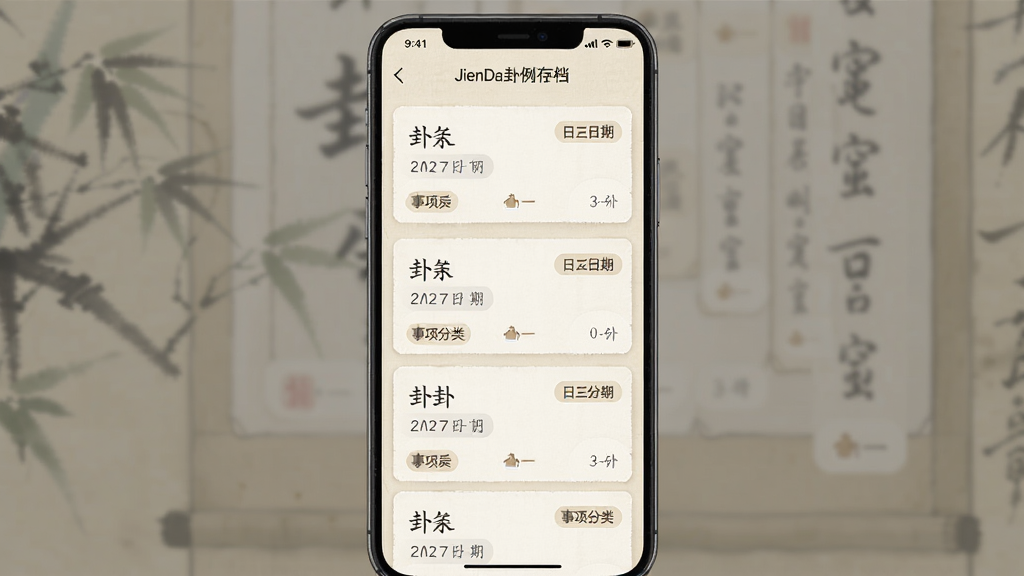 һ��չʾJienDa�����浵�б����ֻ�����ͼ����������Ϊ�ֻ���Ļ�ڵ�������Ƭ�б�������Ϊ�������С���Ƭ�������У����Ϊ��ˬ�ŷ��б�UI��ϸ�ڰ���ÿ�ſ�Ƭ�ϵ����������ڱ�ǩ���������Сͼ�꣬����Ϊǳ��ɫ�����ʸ��壬����ɾ����޶���Ԫ��