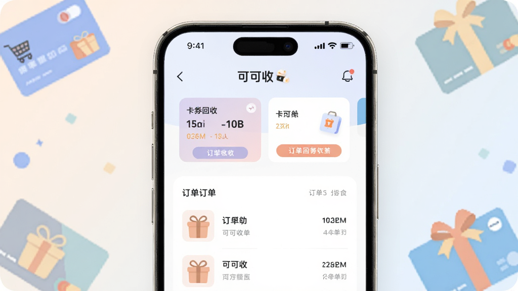 主体是一部智能手机居中展示,屏幕上呈现