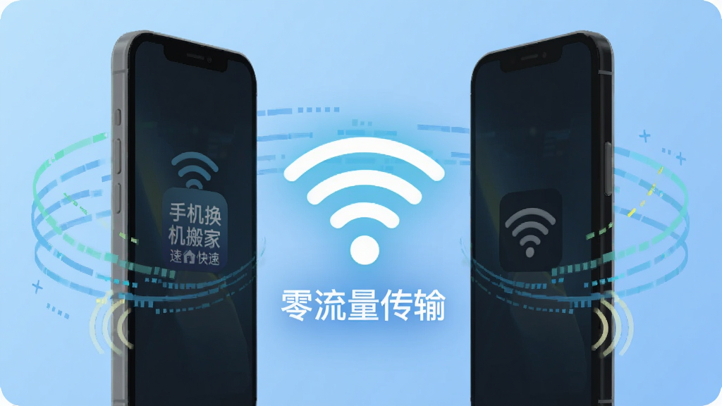 �����ֻ���Ļ��ԣ��м���ʾһ�������WiFiֱ�����ţ������·���ע�����������䡱������Ϊǳ��ɫ���䣬���Ϊ����ʸ���廭��ϸ�ڰ����ֻ���Χ���Ƶ������������͡��ֻ�������ҿ��١���������ʶ����������������ɾ����޶���Ԫ��