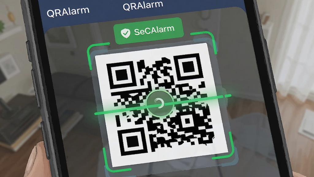 һ���ֻ���Ļ��д�廭��������QRAlarmɨ�����������һ�������Ķ�ά�룬��Ļ������ɫʶ��ɹ���ʾ�򣬱����黯���������ΪдʵUI�廭����ͼ�۽�ɨ������ά�룬ϸ�����������ʸɾ����޶���Ԫ�أ������пɳ���Ӣ������